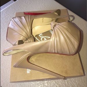 Christian Louboutin Platform Sling Heel 42